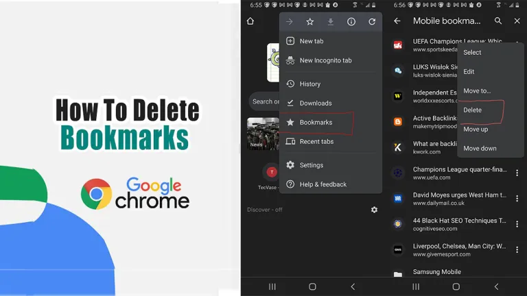 How to Delete Bookmarks on Chrome