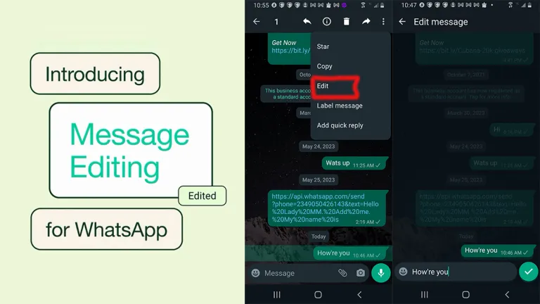 How to Edit WhatsApp Messages
