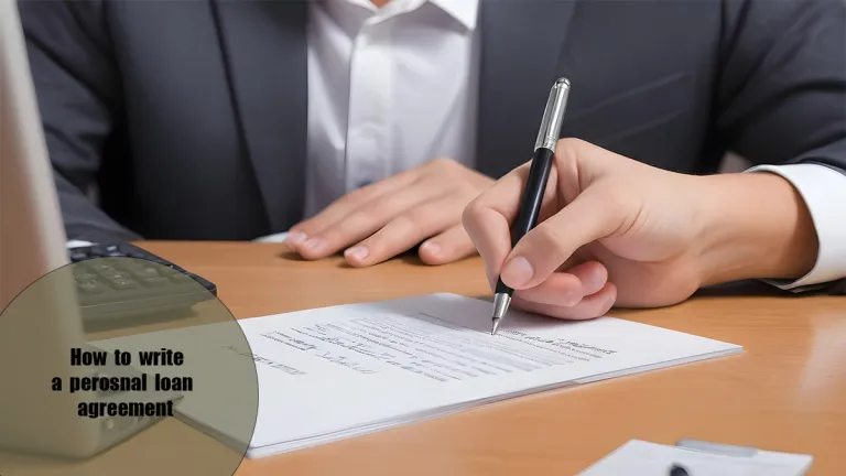 How to Write a Personal Loan Agreement