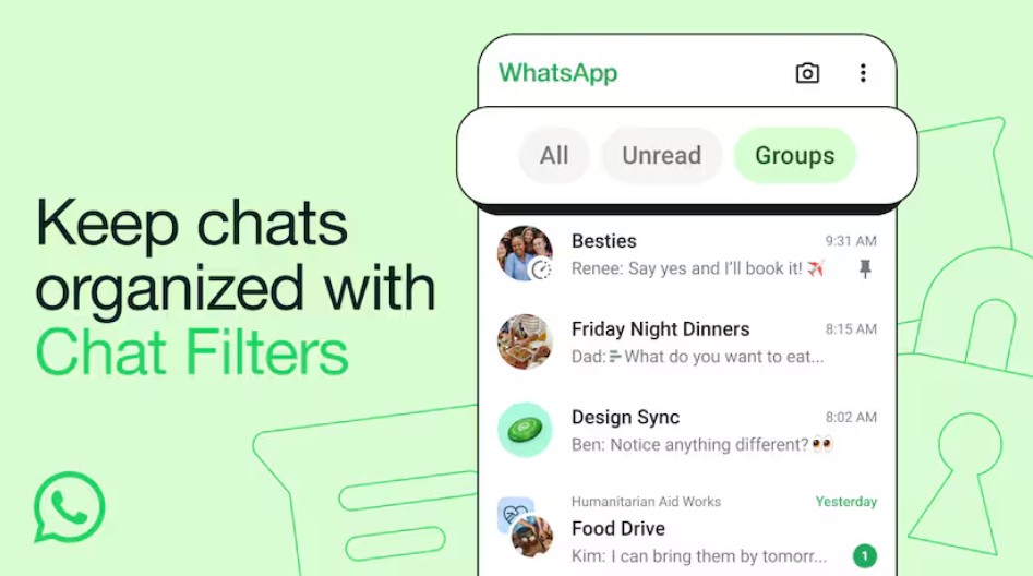 WhatsApp Rolls Out Chat Filters On iOS, Android