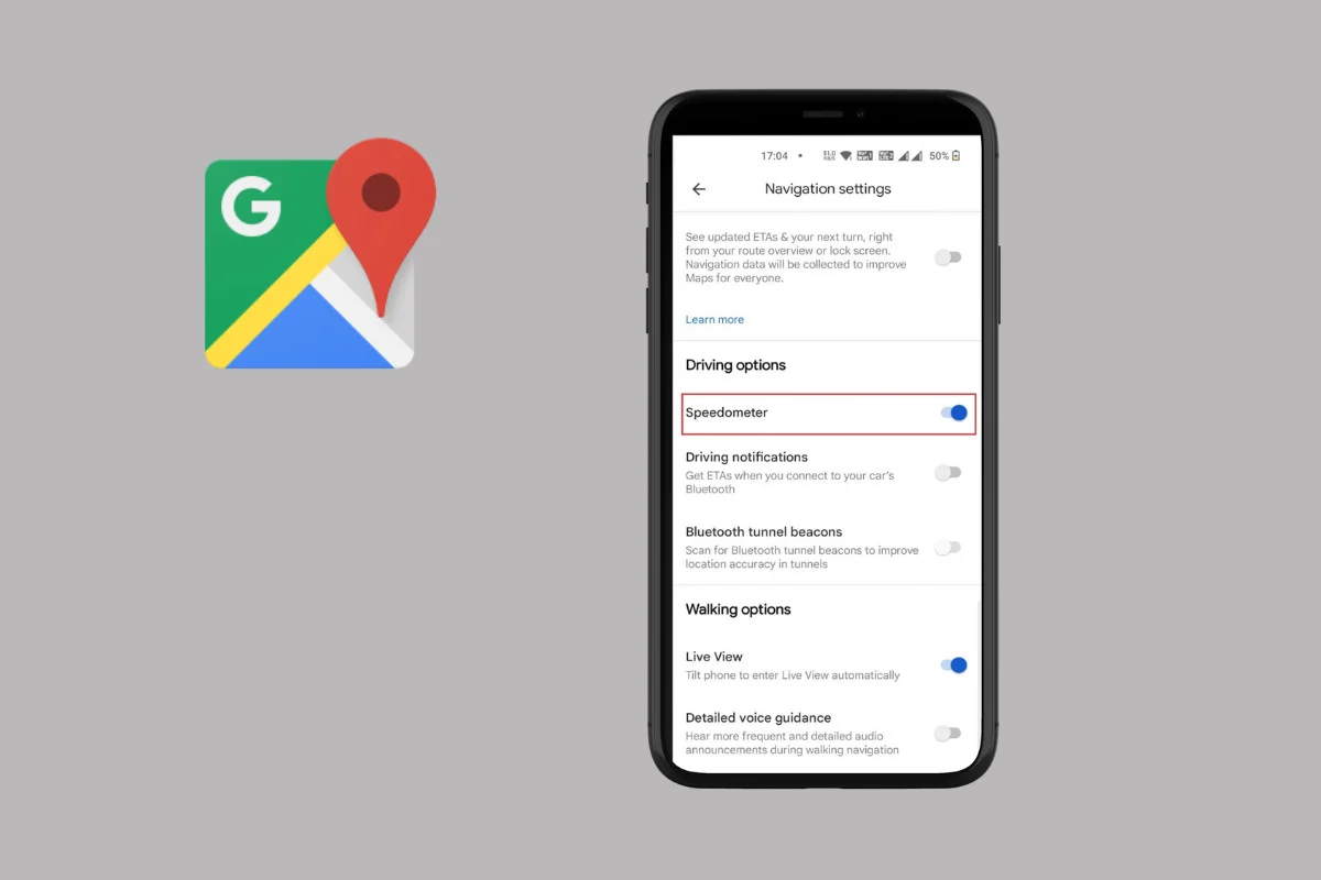 How to Enable Speedometer in Google Maps