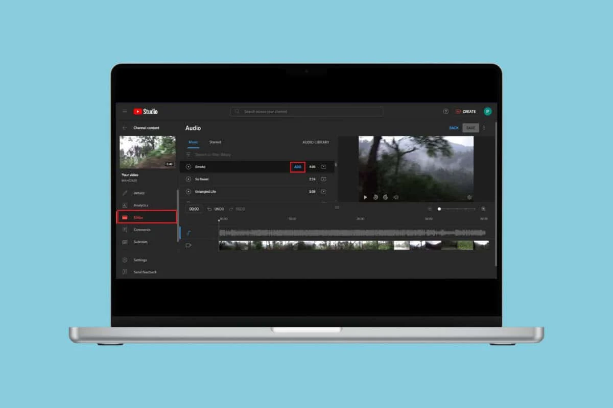 How to Add Music to YouTube Shorts on PC