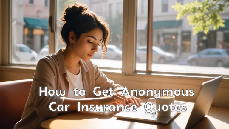 How to Get Anonymous Car Insurance Quotes