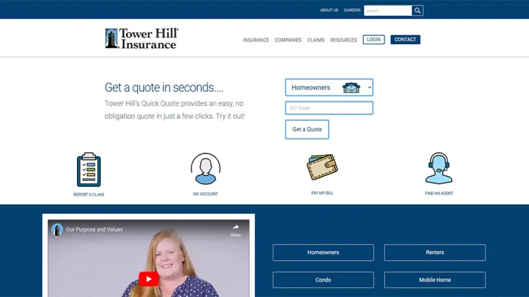 Tower Hill Homeowners Insurance Review