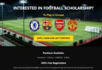 Fully Funded Football Academy Scholarships in Europe